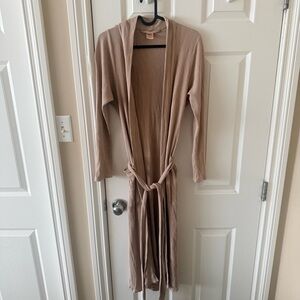Smash + Tess Waffle Cardirobe in Beige/Tan Size XS
